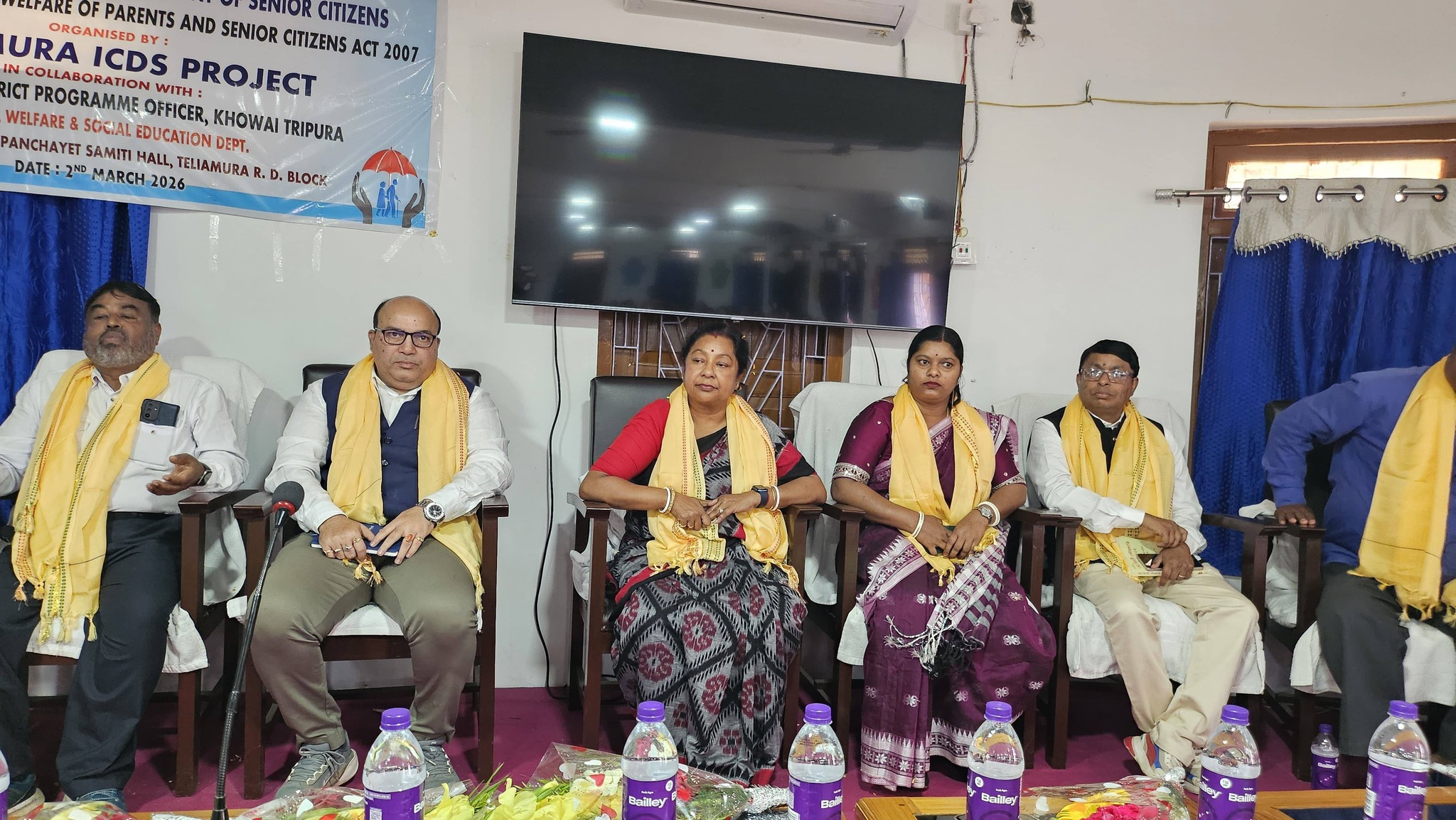 তেলিয়ামুড়ায় প্রবীন নাগরিকদের নিয়ে কর্মশালা অনুষ্ঠিত