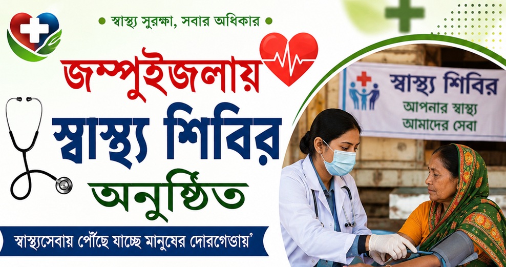 মুখ্যমন্ত্রী নিরাময় আরোগ্য অভিযান: জম্পুইজলায় স্বাস্থ্য শিবির অনুষ্ঠিত